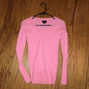 Women’s xxxs pink Italian cashmere JCrew sweater